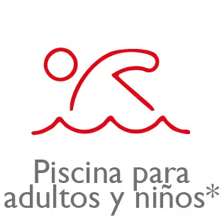 Piscina para-adultos y niños